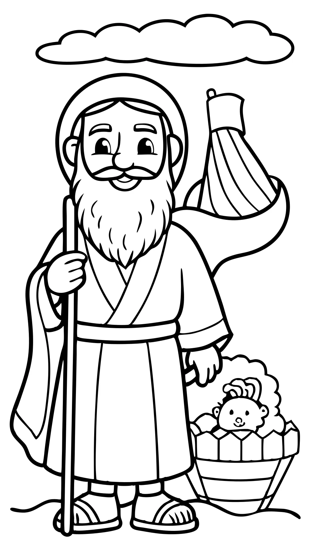 bible story printable coloring pages